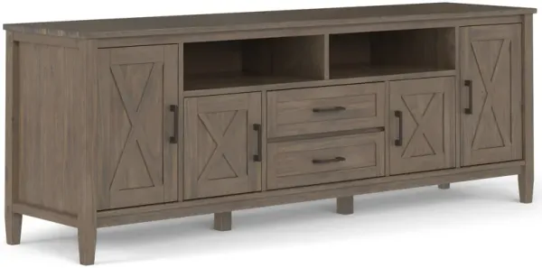 Ela - TV Media Stand - Smoky Brown