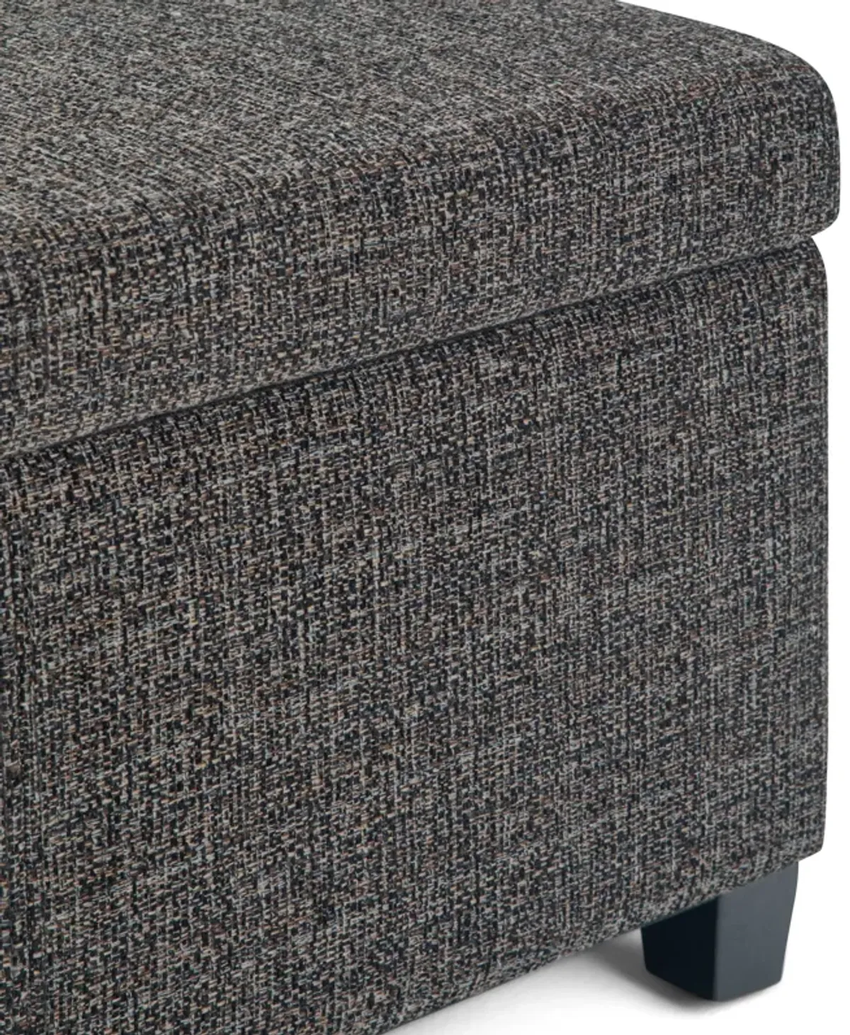 Avalon - Storage Ottoman Bench - Dark Gray