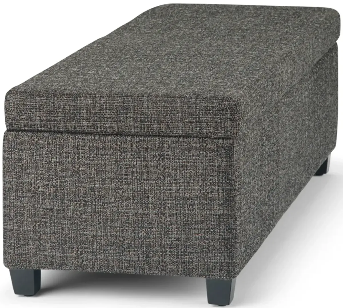 Avalon - Storage Ottoman Bench - Dark Gray