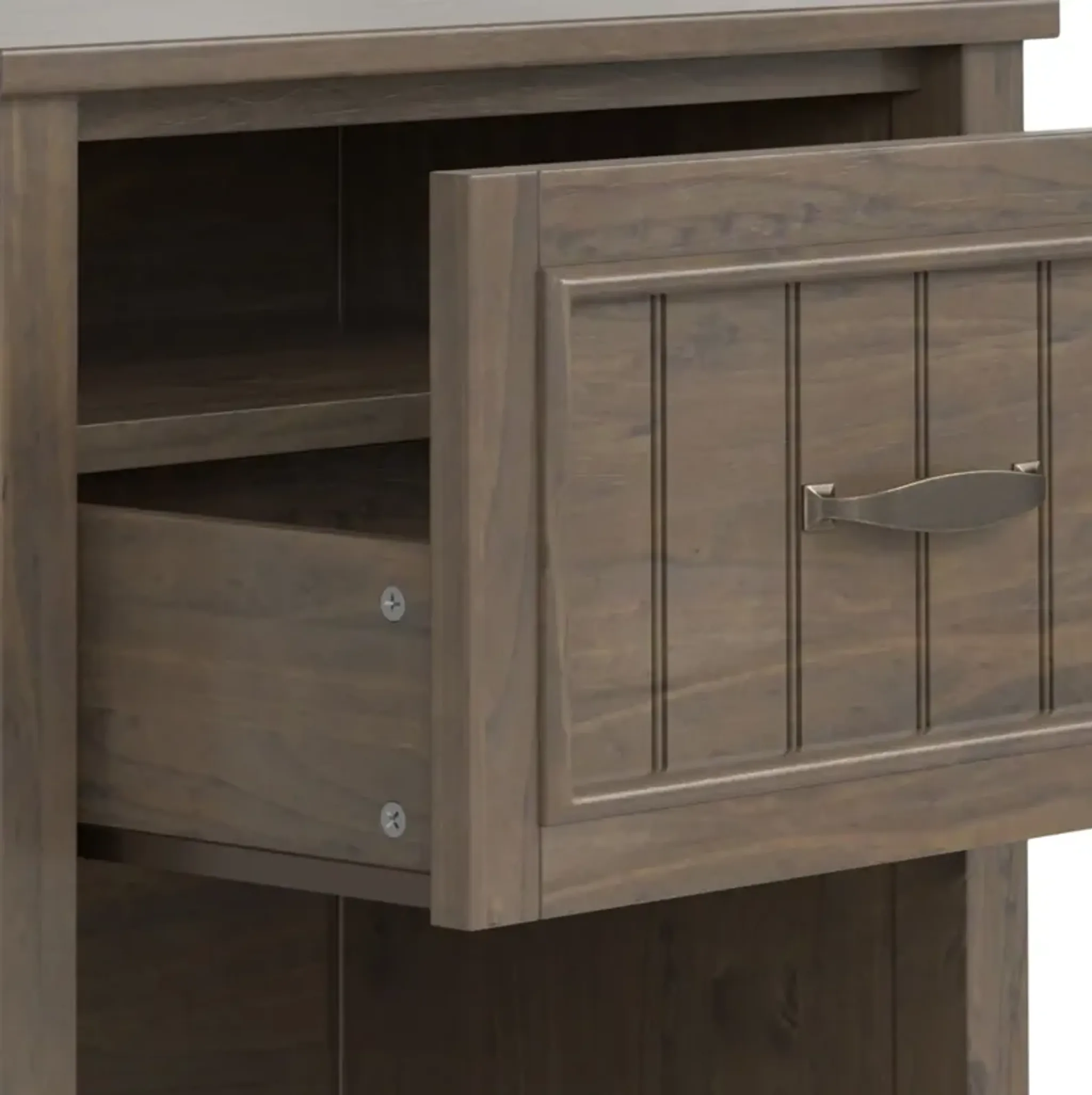 Lev Bedside Table Smoky Brown Bel Furniture | Furniture.com