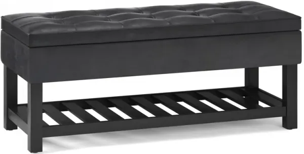 Cosmopolitan - Storage Ottoman Bench With Open Bottom