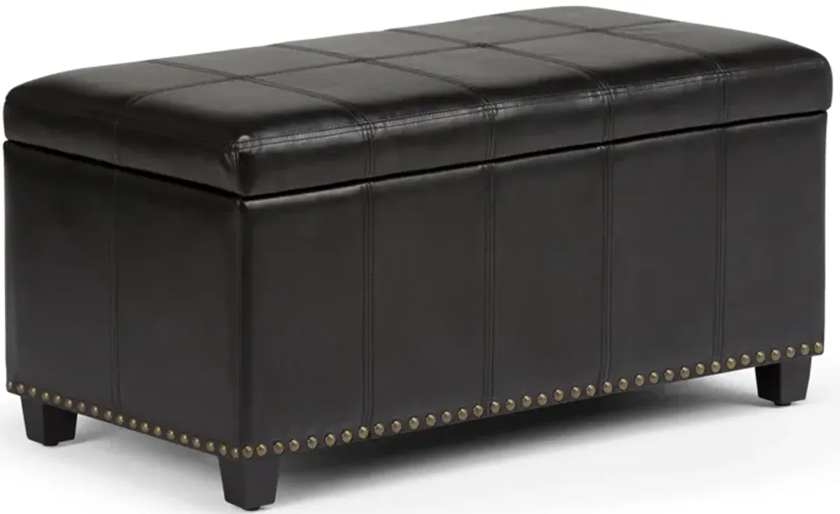 Amelia - Transitional Storage Ottoman Bench