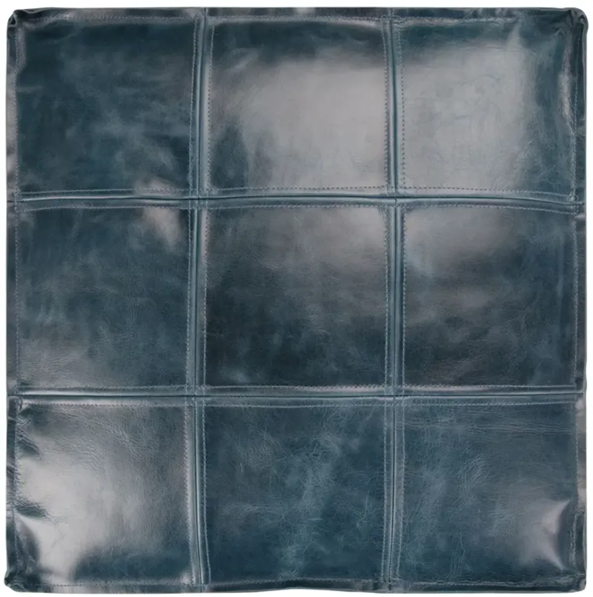 Manning - Square Pouf - Teal