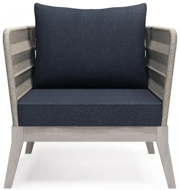 Santiago - Outdoor Conversation Chair - Slate Gray