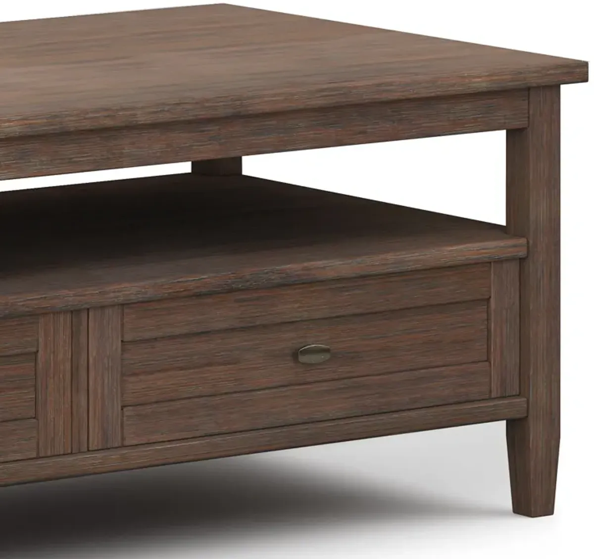 Warm Shaker - Coffee Table - Farmhouse Brown