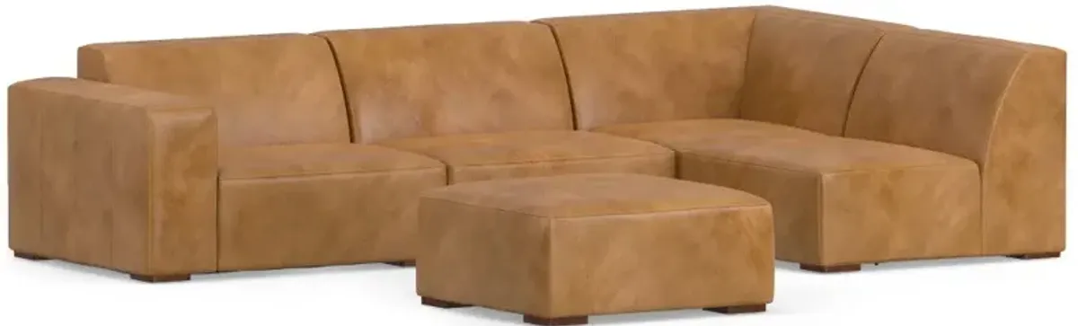 Rex - Handcrafted Sectional Sofa And Ottoman