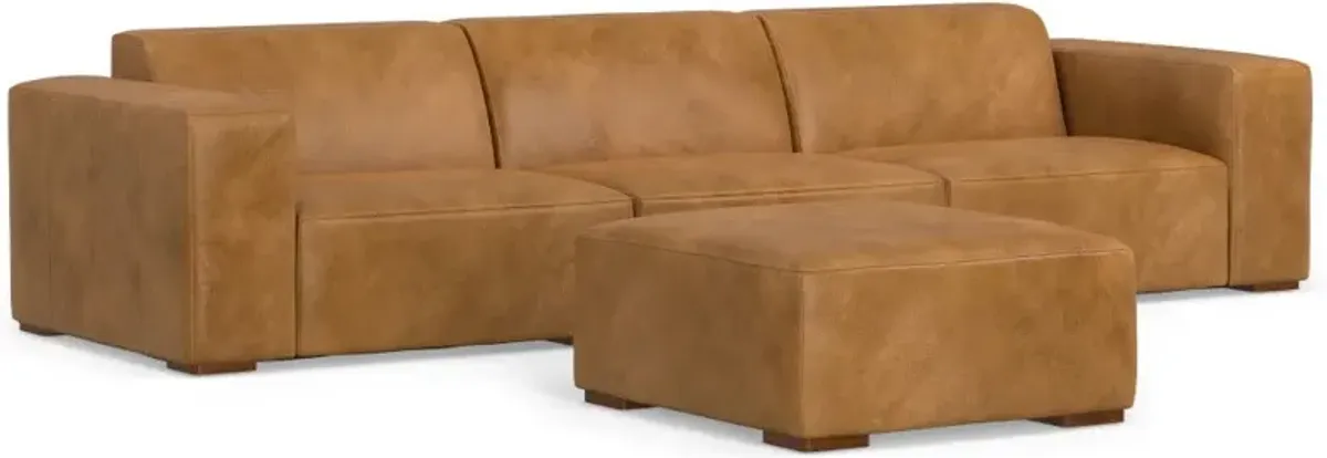 Rex - Handcrafted Sectional Sofa And Ottoman