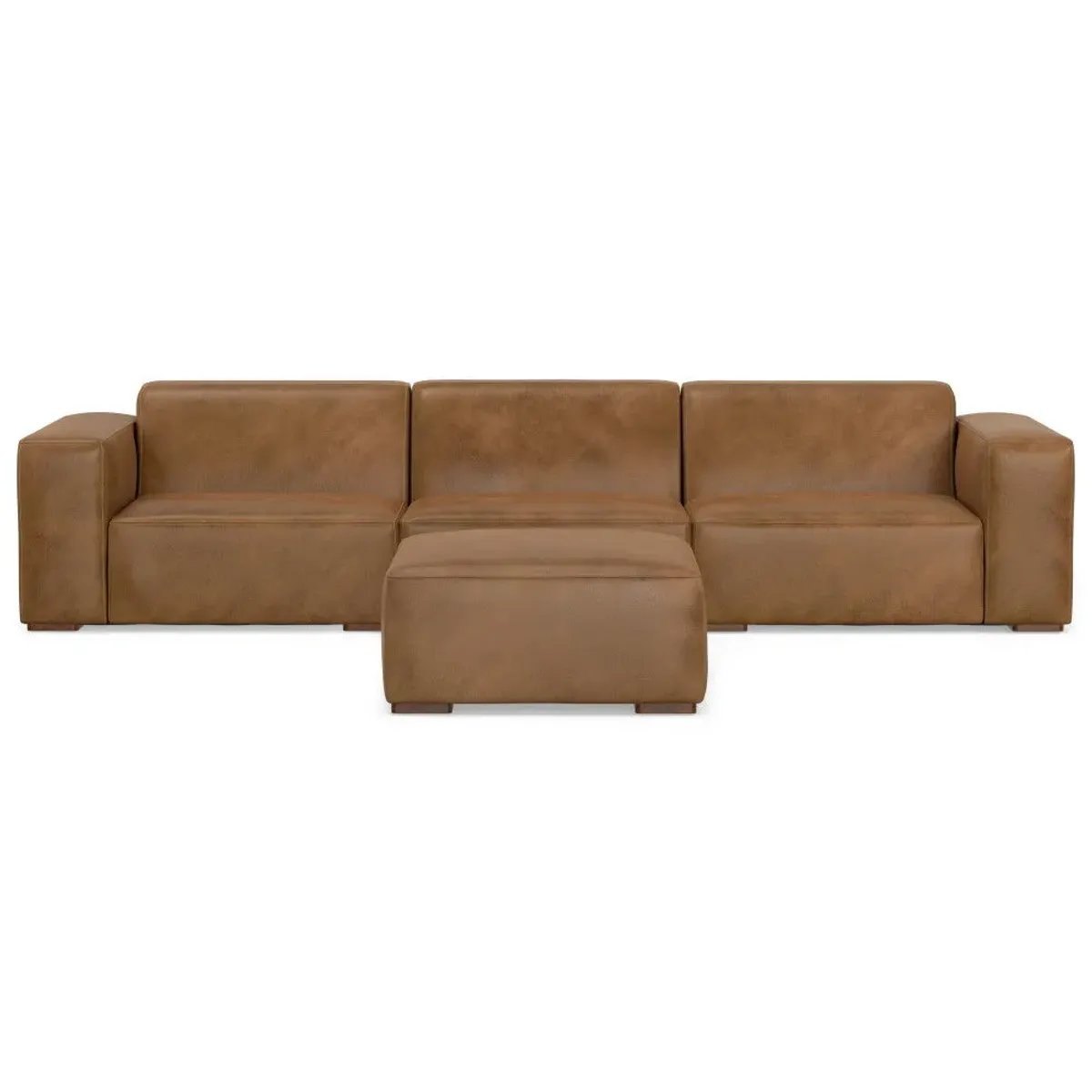 Rex - Handcrafted Sectional Sofa And Ottoman