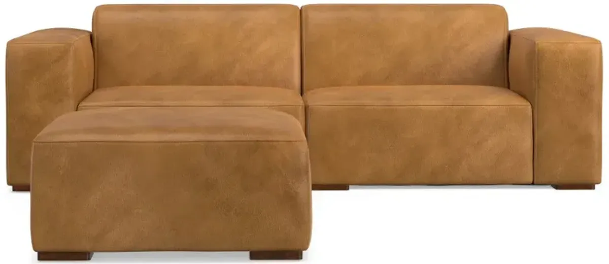 Rex - Handcrafted Sectional Sofa And Ottoman