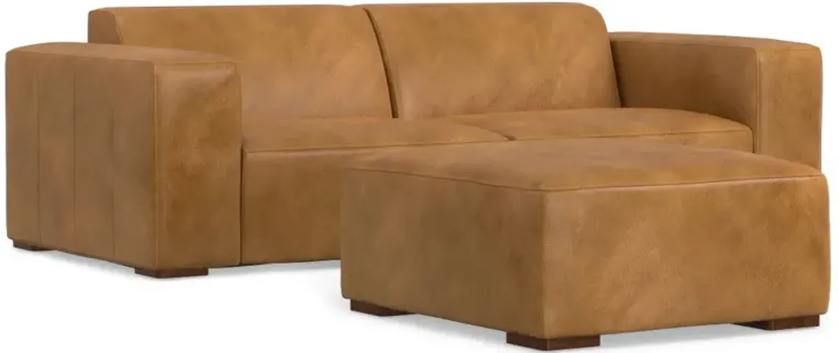 Rex - Handcrafted Sectional Sofa And Ottoman