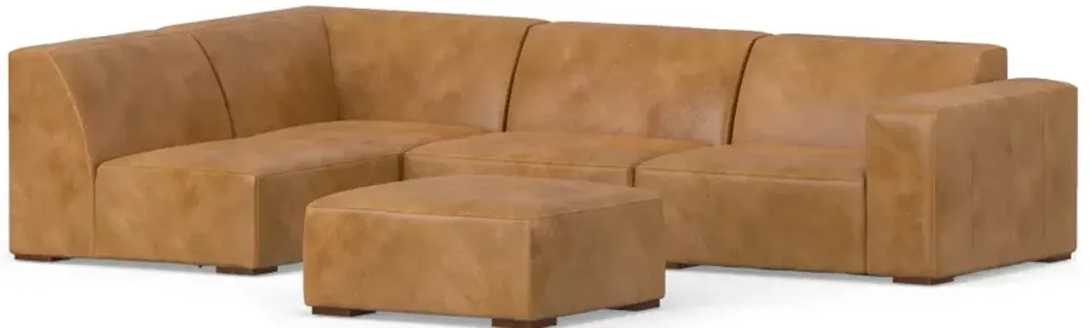 Rex - Handcrafted Sectional Sofa And Ottoman