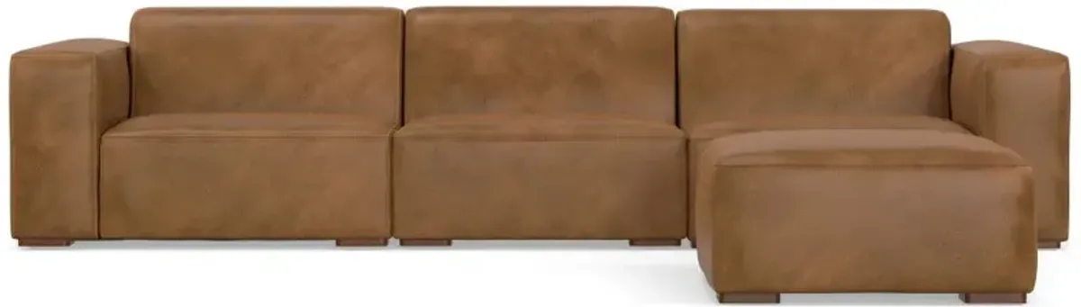 Rex - Handcrafted Sectional Sofa And Ottoman