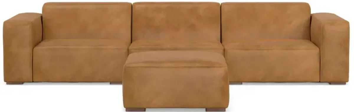 Rex - Handcrafted Sectional Sofa And Ottoman