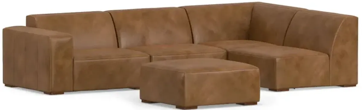 Rex - Handcrafted Sectional Sofa And Ottoman