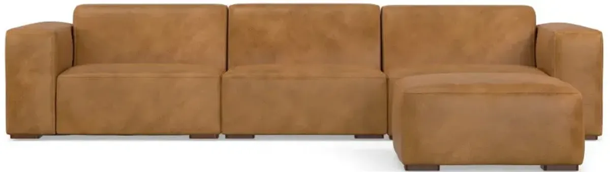 Rex - Handcrafted Sectional Sofa And Ottoman