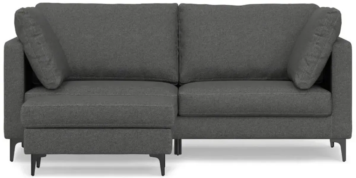 Ava - Mid Century Sofa With Ottoman Set