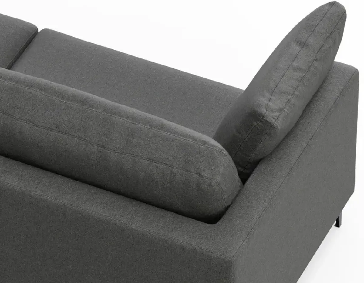 Ava - Mid Century Sofa With Ottoman Set