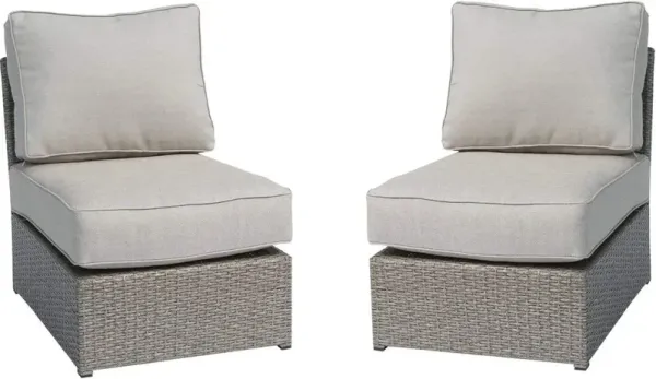 Armless Patio Chair With Cushions