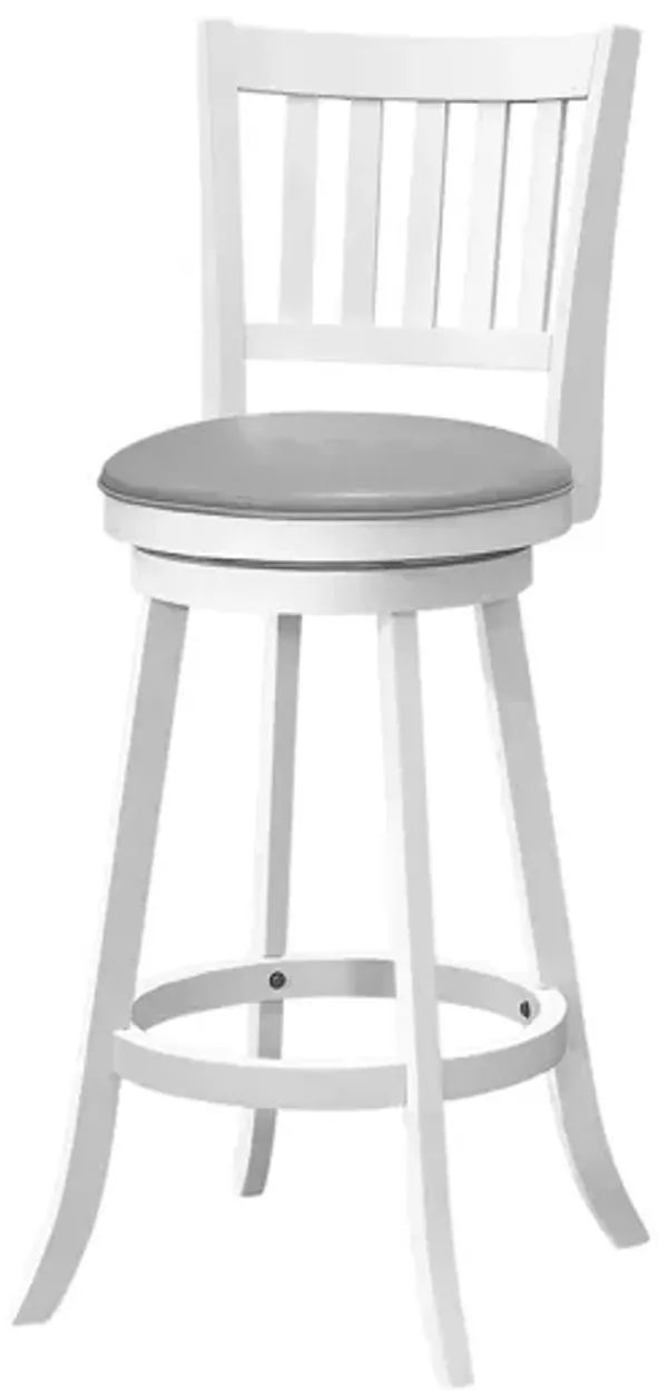 Swivel Stool Bar Height, Transitional Stylish Design (Set of 2)