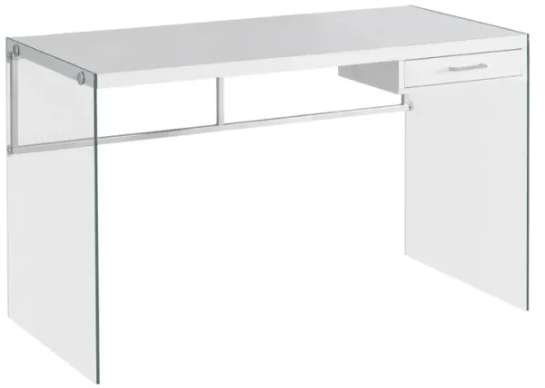 Contemporary Design Computer Desk For Home Office, Storage Drawers