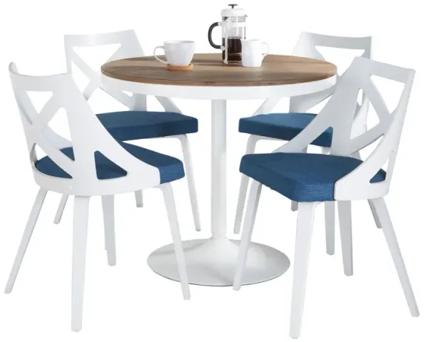 Dakota Charlotte - 5 Piece Contemporary Design Dining Set