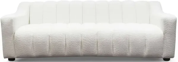 Marcus - Luxury Tight Back Boucle Couch - Cream / Creamy White / Ivory