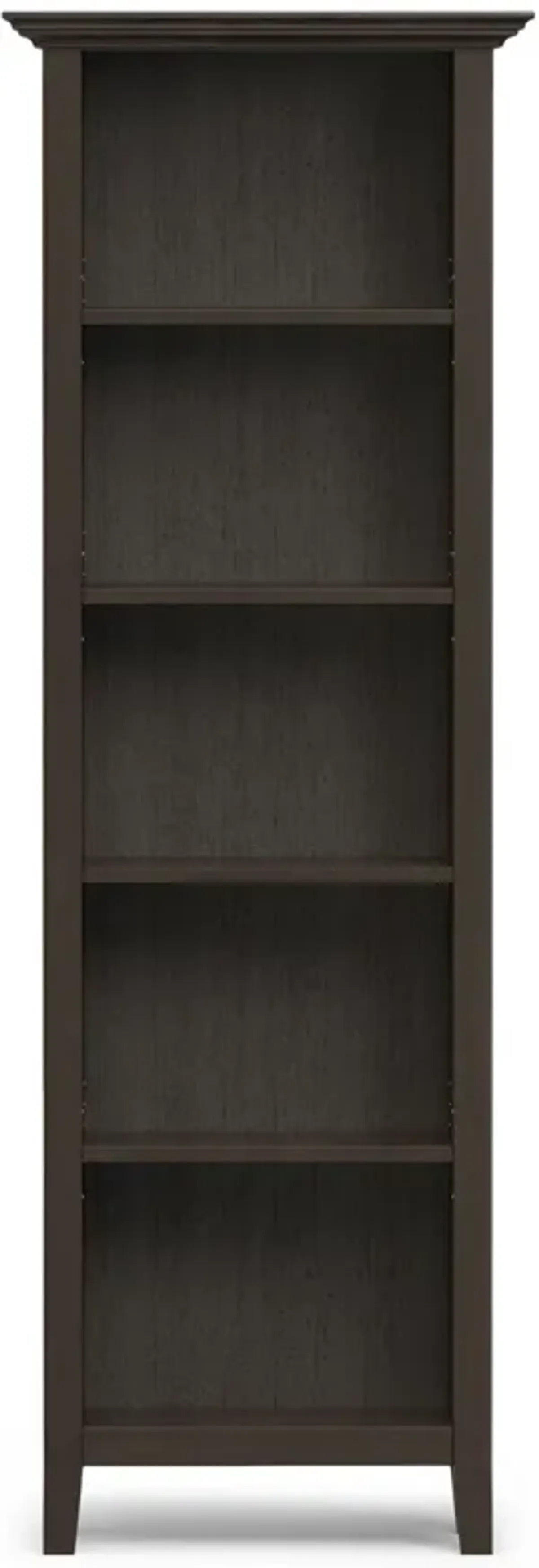 Amherst - 5 Shelf Bookcase - Brown