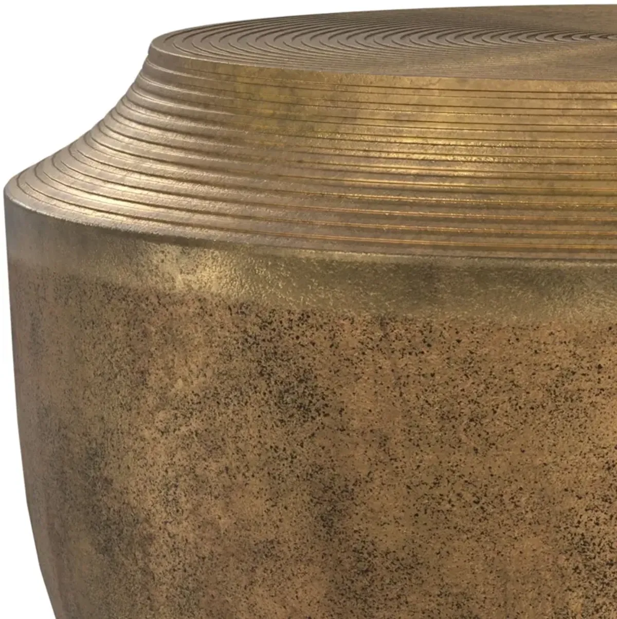 Timmons - Cast Aluminum Coffee Table - Brown
