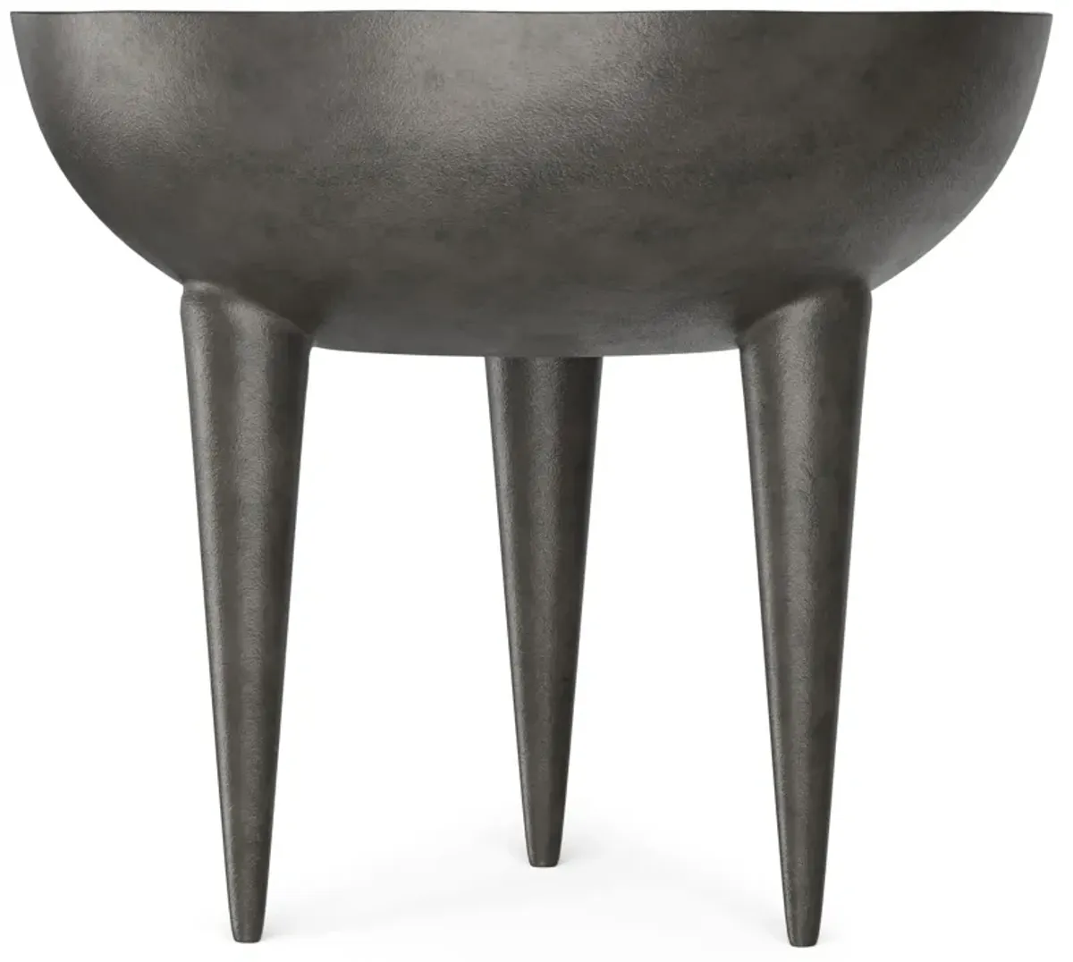 Otto - Cast Aluminum Side Table - Black