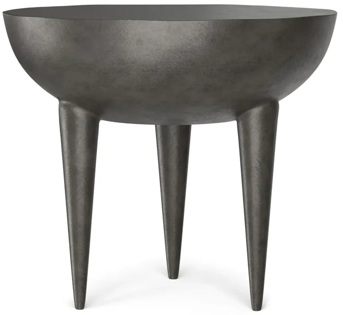 Otto - Cast Aluminum Side Table - Black