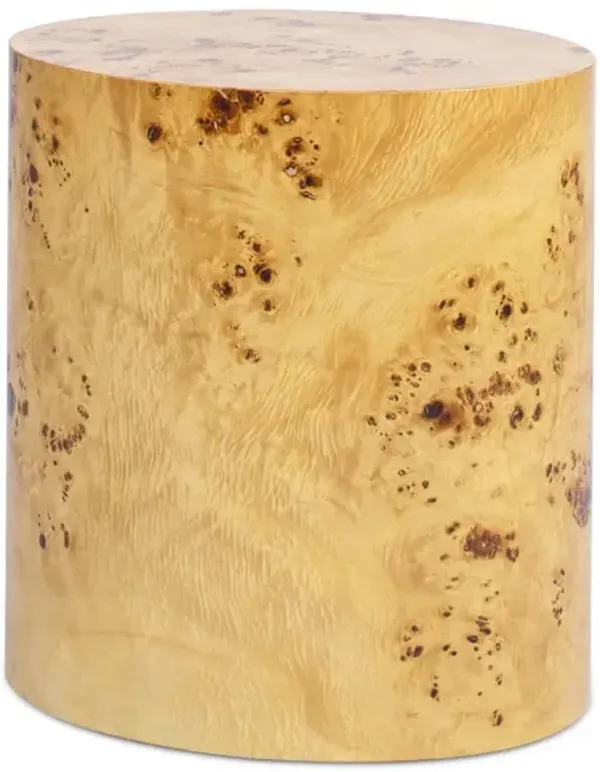 Nebula - Accent Oval Pillar Side Table