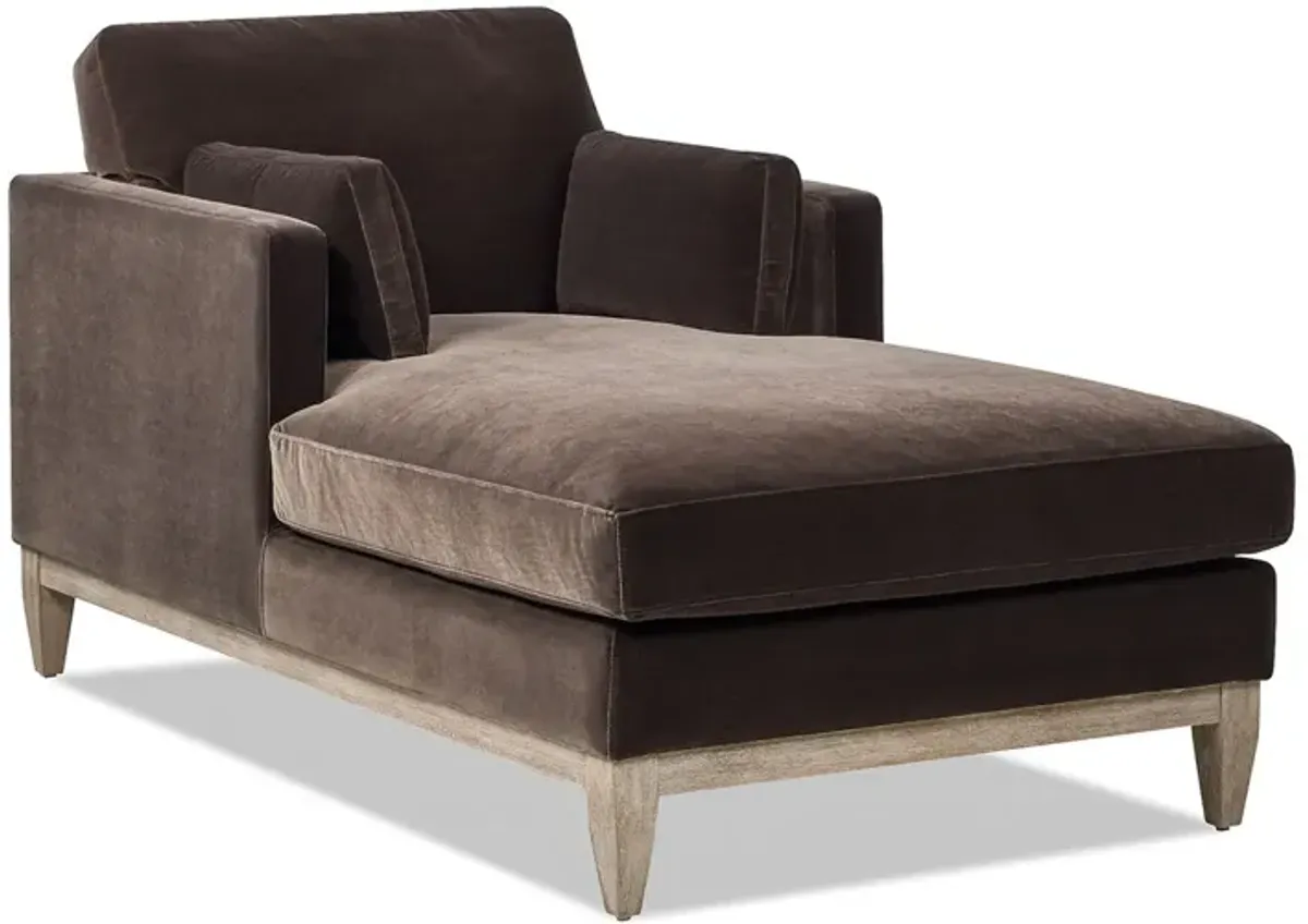 Knox - Modern Farmhouse Chaise Lounge Chair