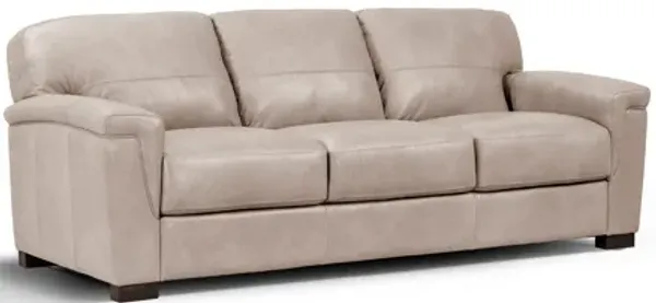 Cornelia - Leather Sofa - Beige
