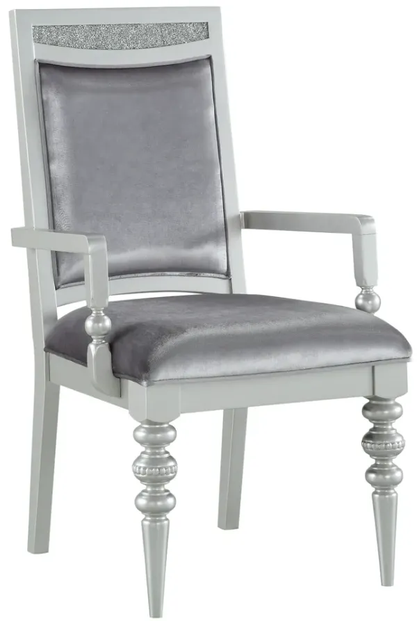 Maverick - Arm Chair (Set of 2) - Silver