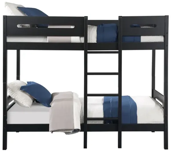Ekko - Twin Twin Bunk Bed - Black
