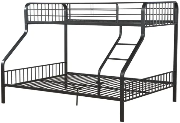Caius - Twin Long Queen Bunk Bed - Gun