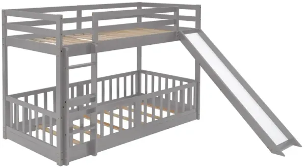 Functional Bunk Bed & Convertible Ladder And Slide