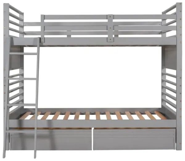 Bunk Bed With 2 Drawers