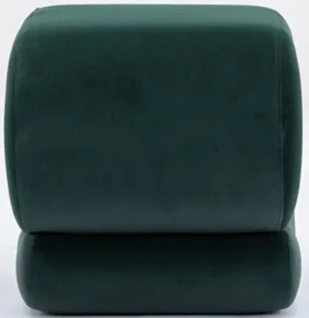 S-Shape Velvet Fabric Ottoman Makeup Stool Footstool