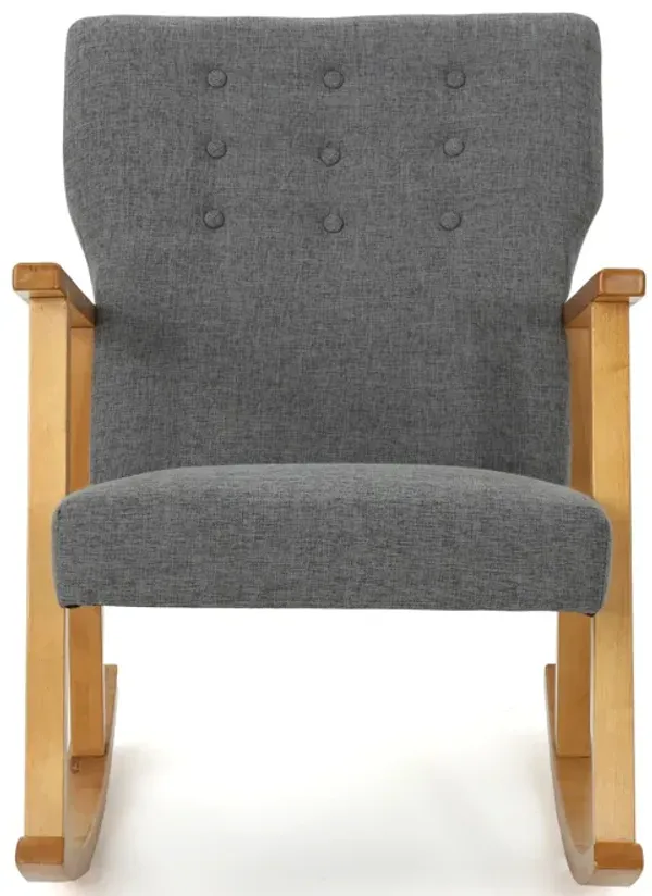 Fabric Upholstered Rocking Chair