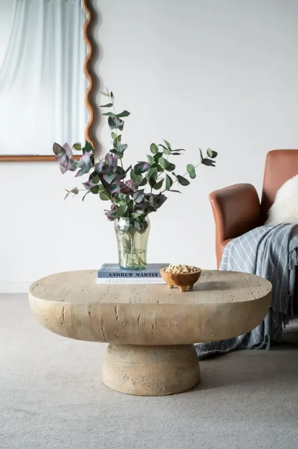 Organic Design Oval Coffee Table