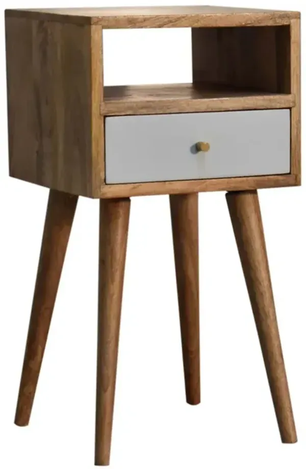 Solid Wood Mini Nightstand