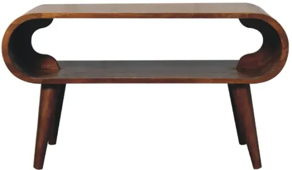 Solid Wood Open Coffee Table