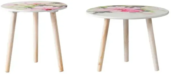 Nature-Inspired Side Tables (Set of 2)