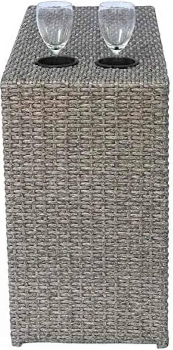 Shick Outdoor Side Table - Gray Mix