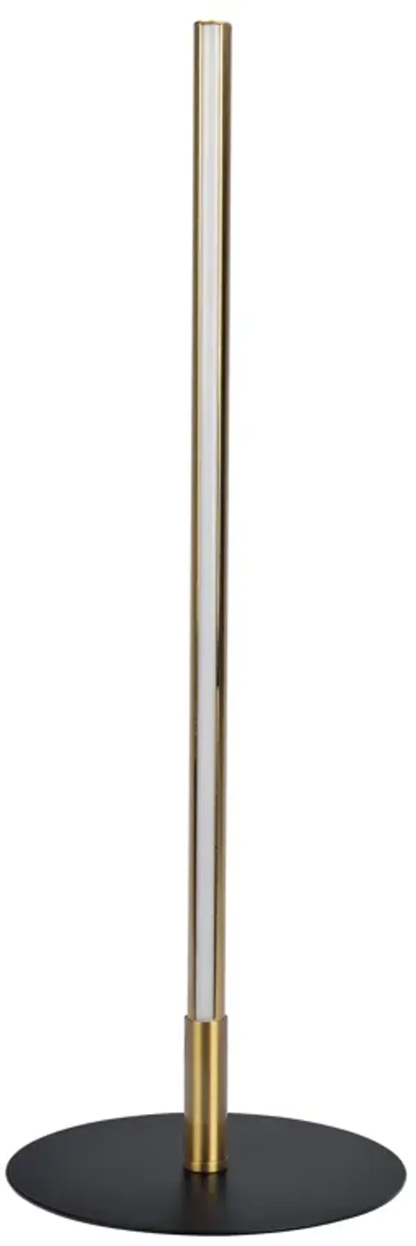 Dimond - LED Table Lamp With On / Off Switch Round Base - Black / Gold
