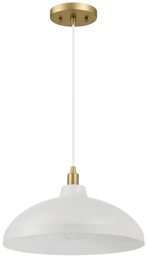 Astral - Single Light Pendant Lamp For Entrance Kitchen Island - Gold / White