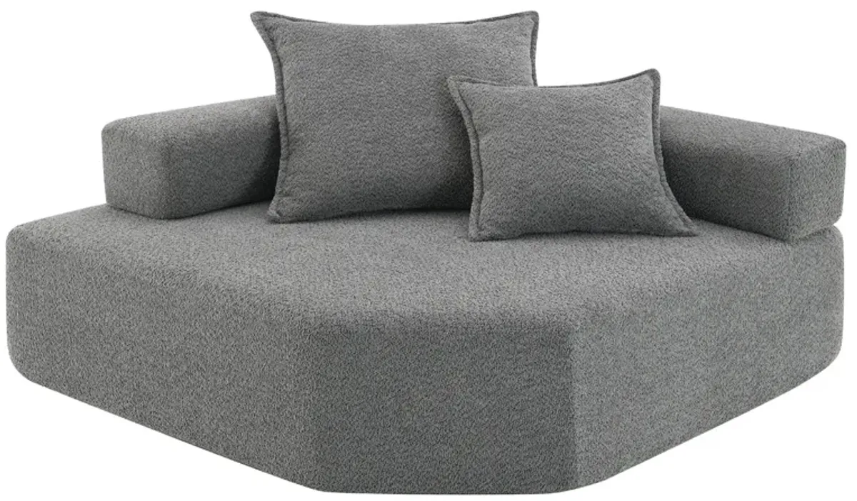 Frame For Oversized Modular U Shaped Sectional, Floor Couch Convertible Compressed Couch Spacious Foam Filled Sofa