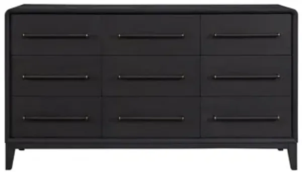 9 Drawer Dresser - Black