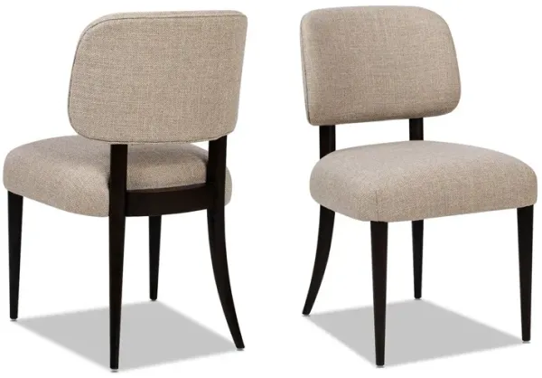 Harriet - Split Back Upholstered Dining Side Chair (Set of 2) - Merino Gray